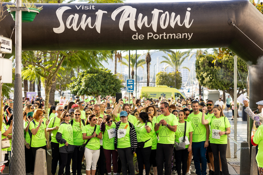 Comienzo de la caminata solidaria