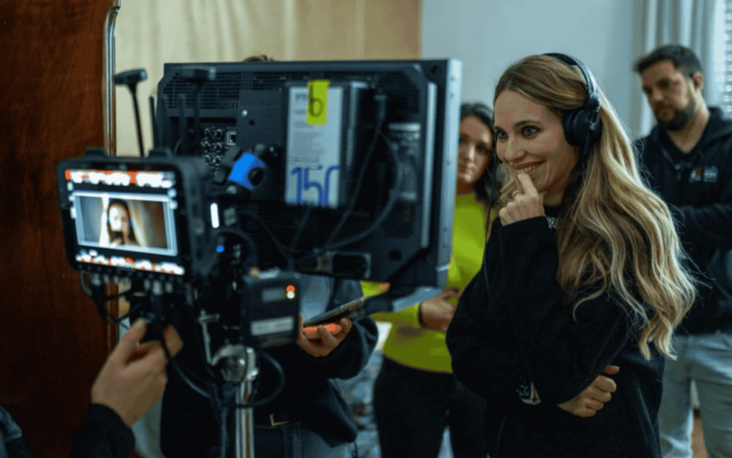 Momentos del rodaje de Sexo a los 70’, de Vanesa Romero, cortometraje candidato a los Premios Goya ‘26