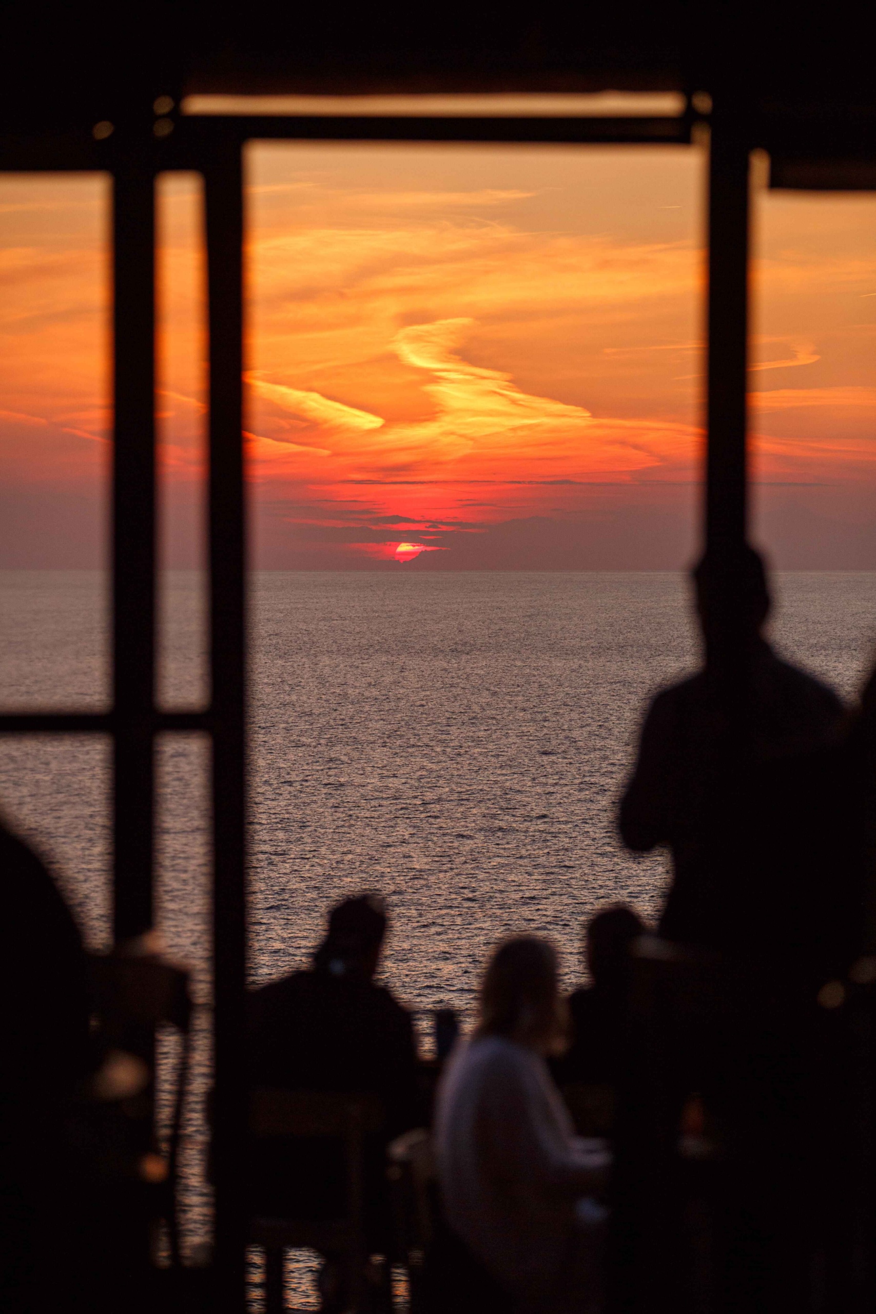 Puesta de sol en Hostal La Torre