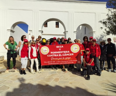 Imagen de la caminata solidaria de IFCC celebrada este año por Sant Miquel de Balansat