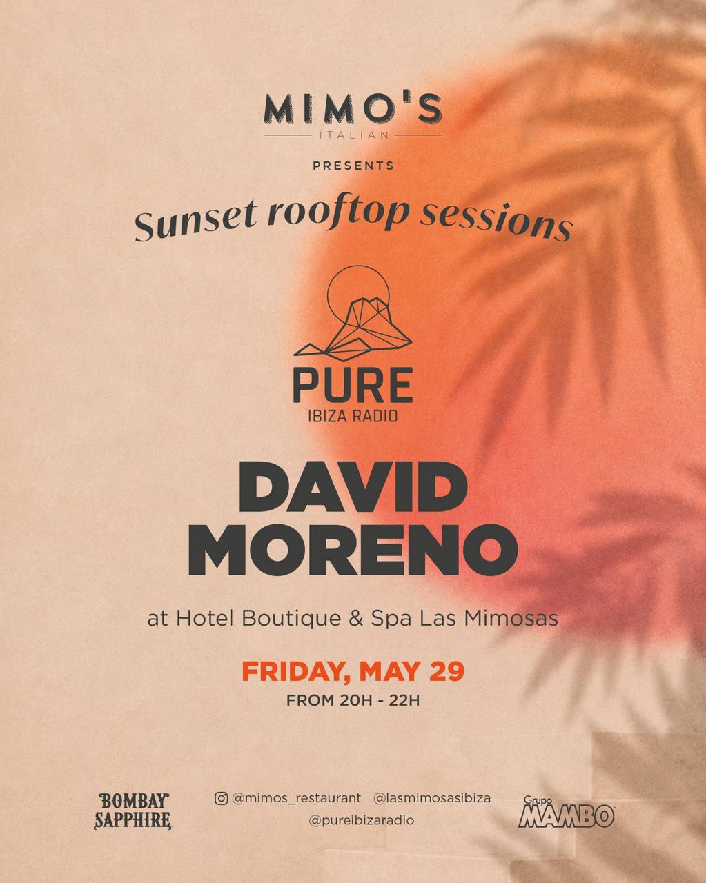 Hotel Boutique & Spa Las Mimosas inaugura su Sunset Rooftop con David Moreno y Pure Ibiza Radio - imagen 1