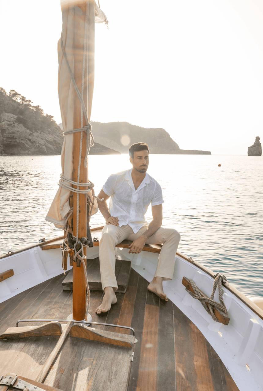 El modelo Jose Calle en la campaña de Adlib Ibiza SS27