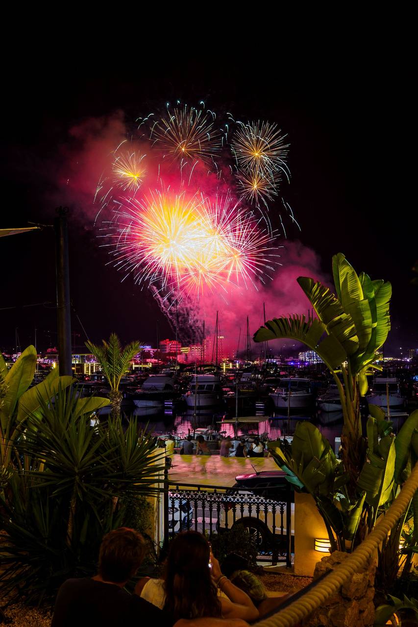 Villa Mercedes ofrece una de las panorámicas más privilegiadas de los fuegos artificiales de Sant Bartomeu