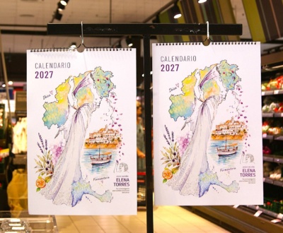 Portada de la IX edición de su calendario solidario