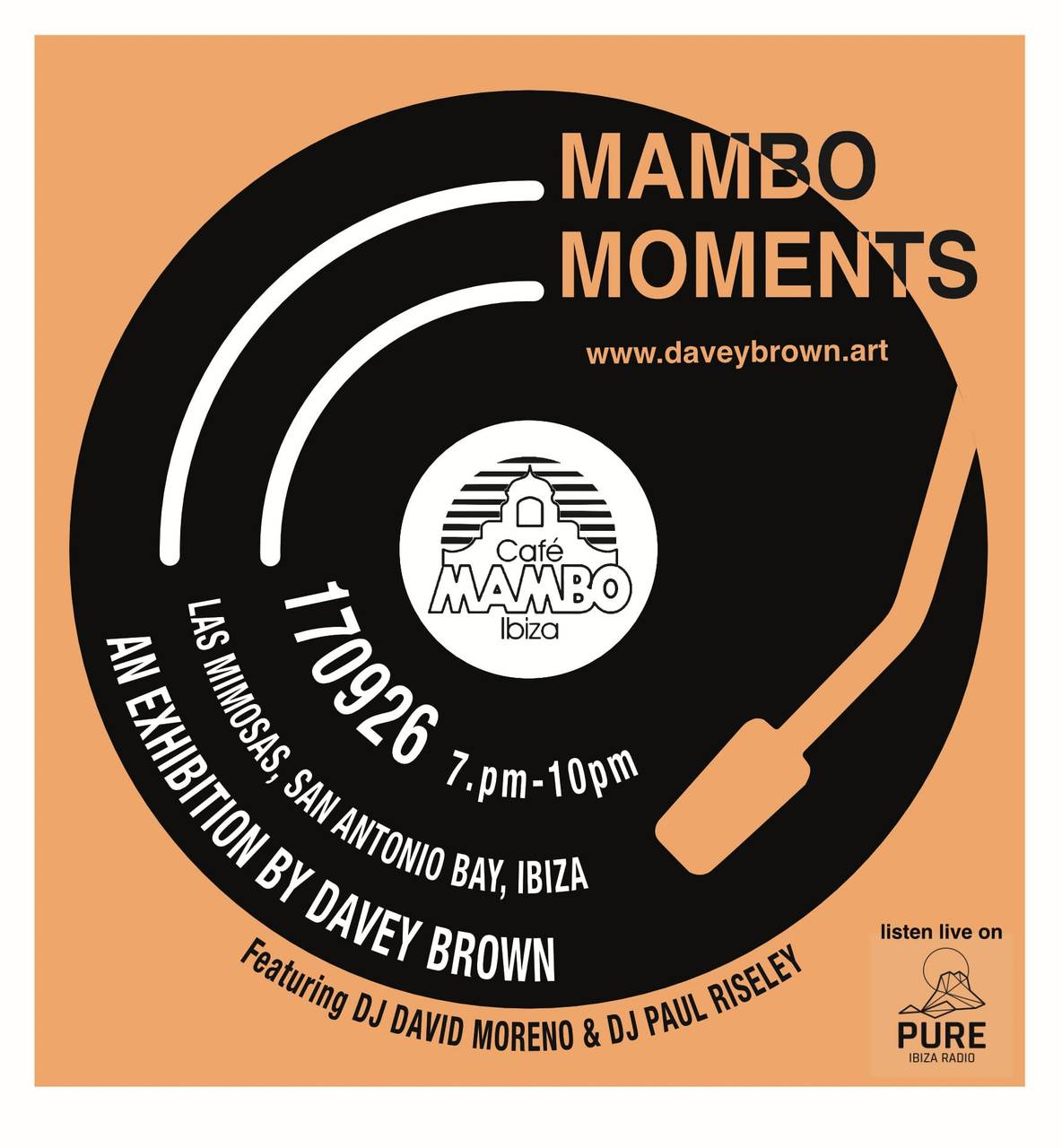 El artista Davey Brown celebra la historia de Café Mambo con una nueva exposición en Hotel Boutique & Spa Las Mimosas - imagen 1