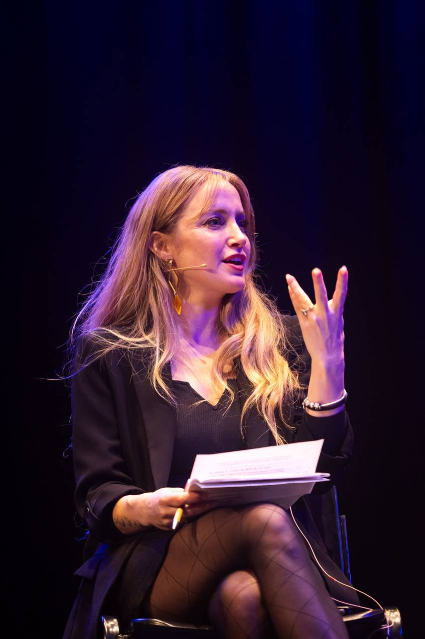 La fundadora y directora de IBICINE, Helher Escribano. (CINTIA SARRÍA)