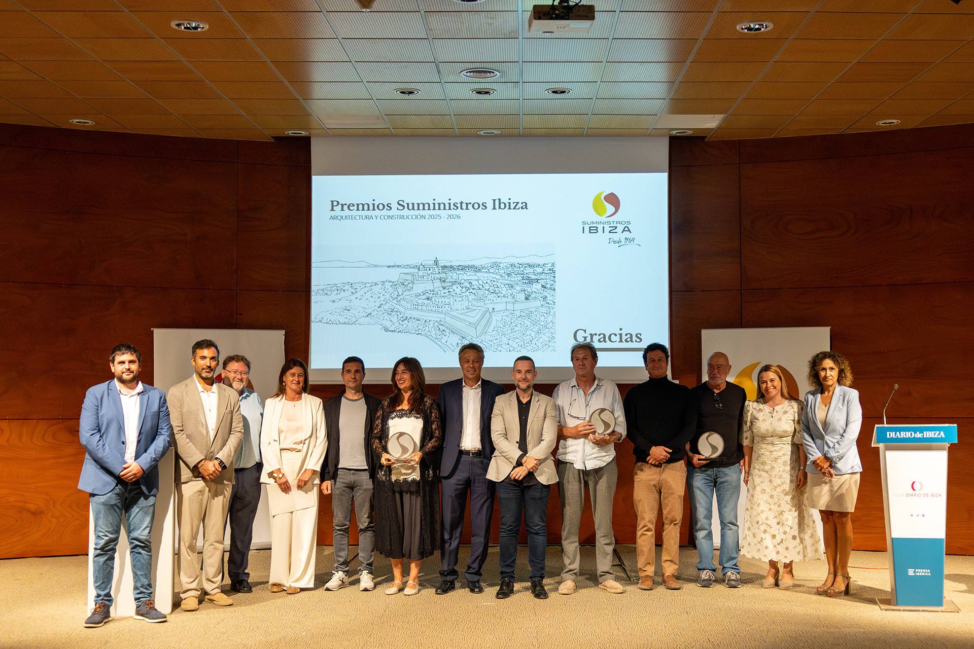 Los ganadores de la I Edición de los Premios Suministros Ibiza de Arquitectura y Construcción 2025-2026