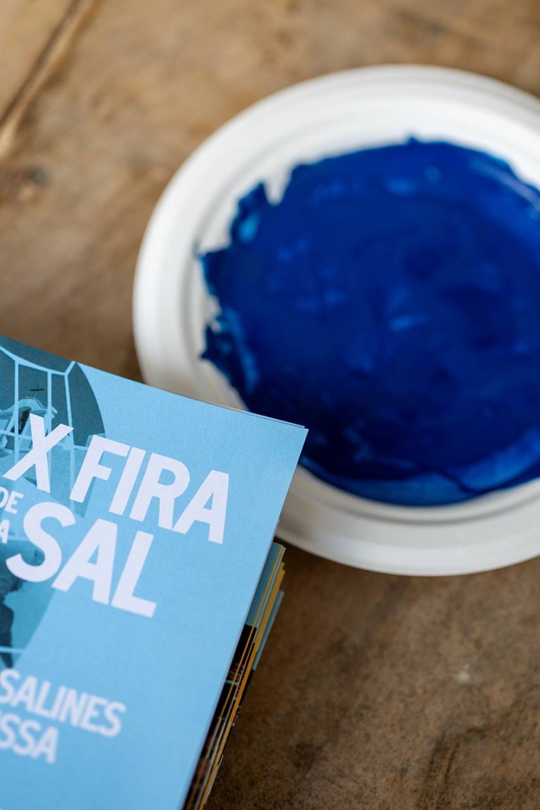Materiales y trabajos del taller infantil. X Fira de la Sal, Sant Jordi, 17 de octubre de 2026. Fotografía: Juan Carlos Flórez.