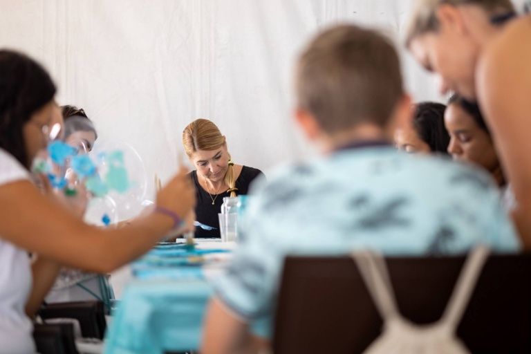 Talleres de pintura y creación artística. X Fira de la Sal, Sant Jordi, 17 de octubre de 2026. Fotografía: Juan Carlos Flórez.