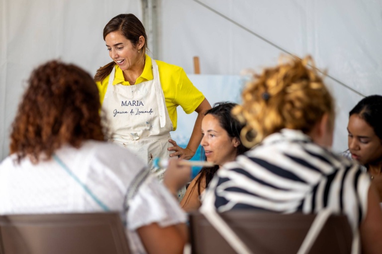 Talleres de pintura y creación artística. X Fira de la Sal, Sant Jordi, 17 de octubre de 2026. Fotografía: Juan Carlos Flórez.