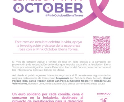 Cartel de la campaña Pink October Elena Torres 2026