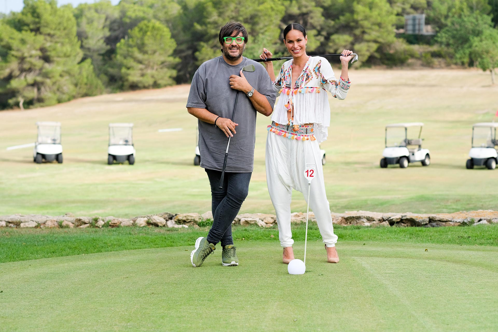 Mireia Canalda y Wally López en Golf Ibiza - Ibiza Luxury Destination